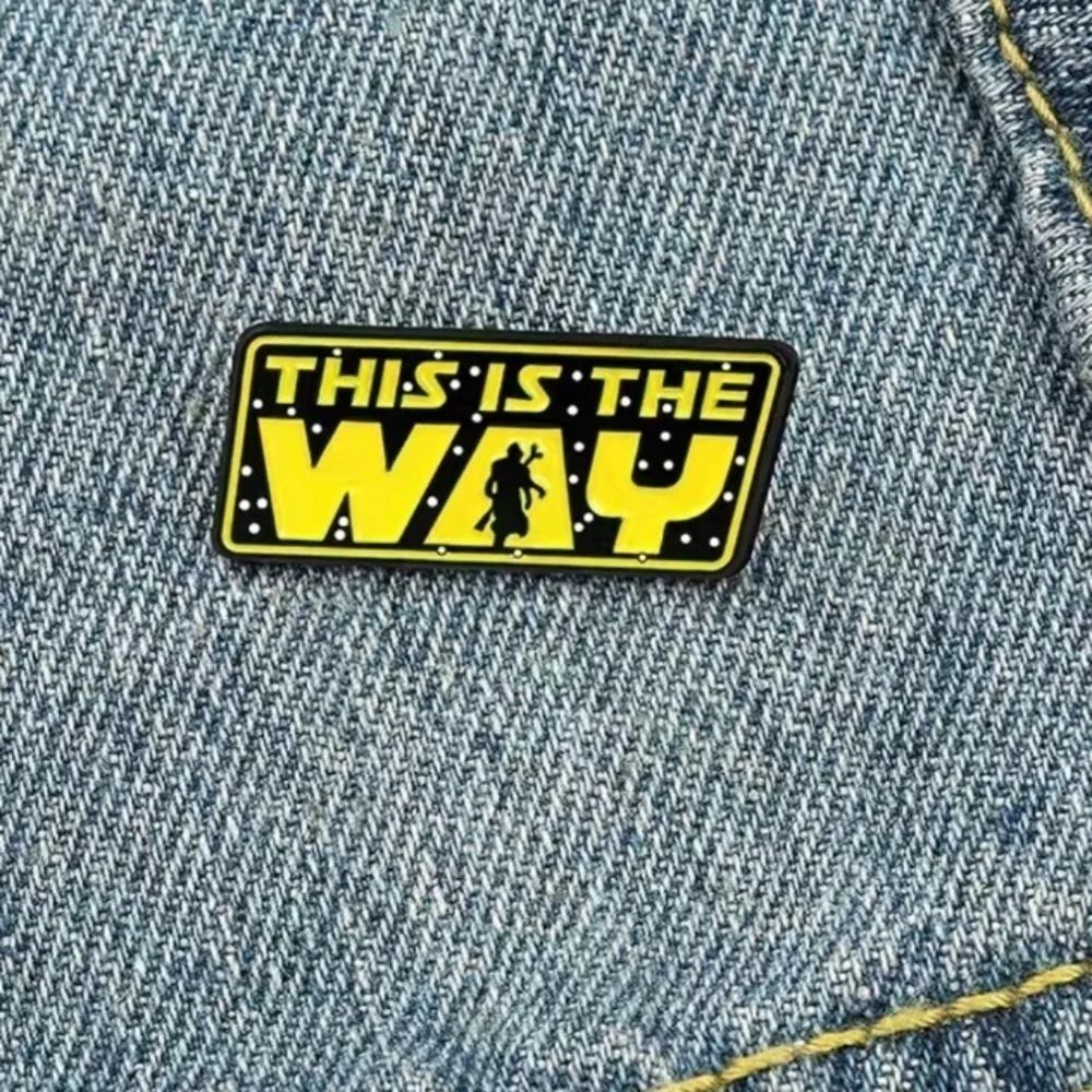 3/$25 “This Is The Way” Star Wars The Mandalorian Pin Badge Brooch
